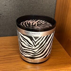 Dolce & Gabbana Zebra Print Candle